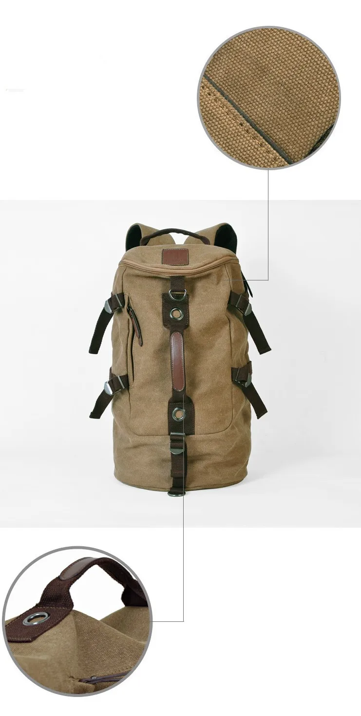 Акція, Винтаж большой емкости холстяные мужские сумки для путешествий, сумки наивысшего качества рюкзак кемпинговая сумка M30056
