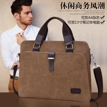 

032318 new hot man canvas bag male large tote bag men big shoulder bag