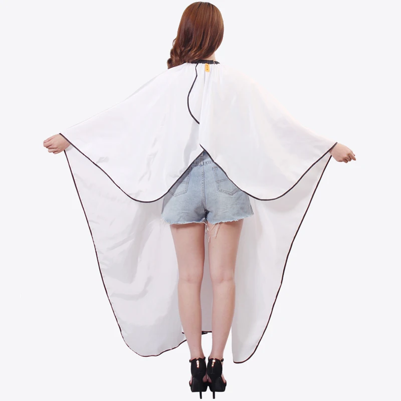 Customize Logo Extra Large Hairdressing Cape Apron Haute Couture Salon Customer Cloth Haircut Perm Dye Gown Cover Uniform U1221 6