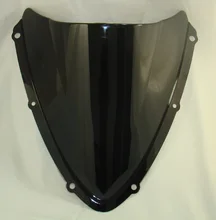 Double Bubble Windscreen Windshield Shield Screen For SUZUKI GSXR600 GSXR750 GSXR 600 750 2008 2009 2010