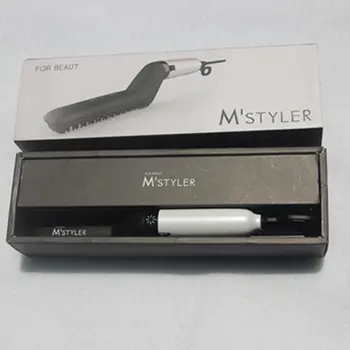 

Male Fashion Hair Comb Curling Iron Hair Volumize Flatten Side and Straighten Hair Curler Show Cap Quick Hair Styler for Men