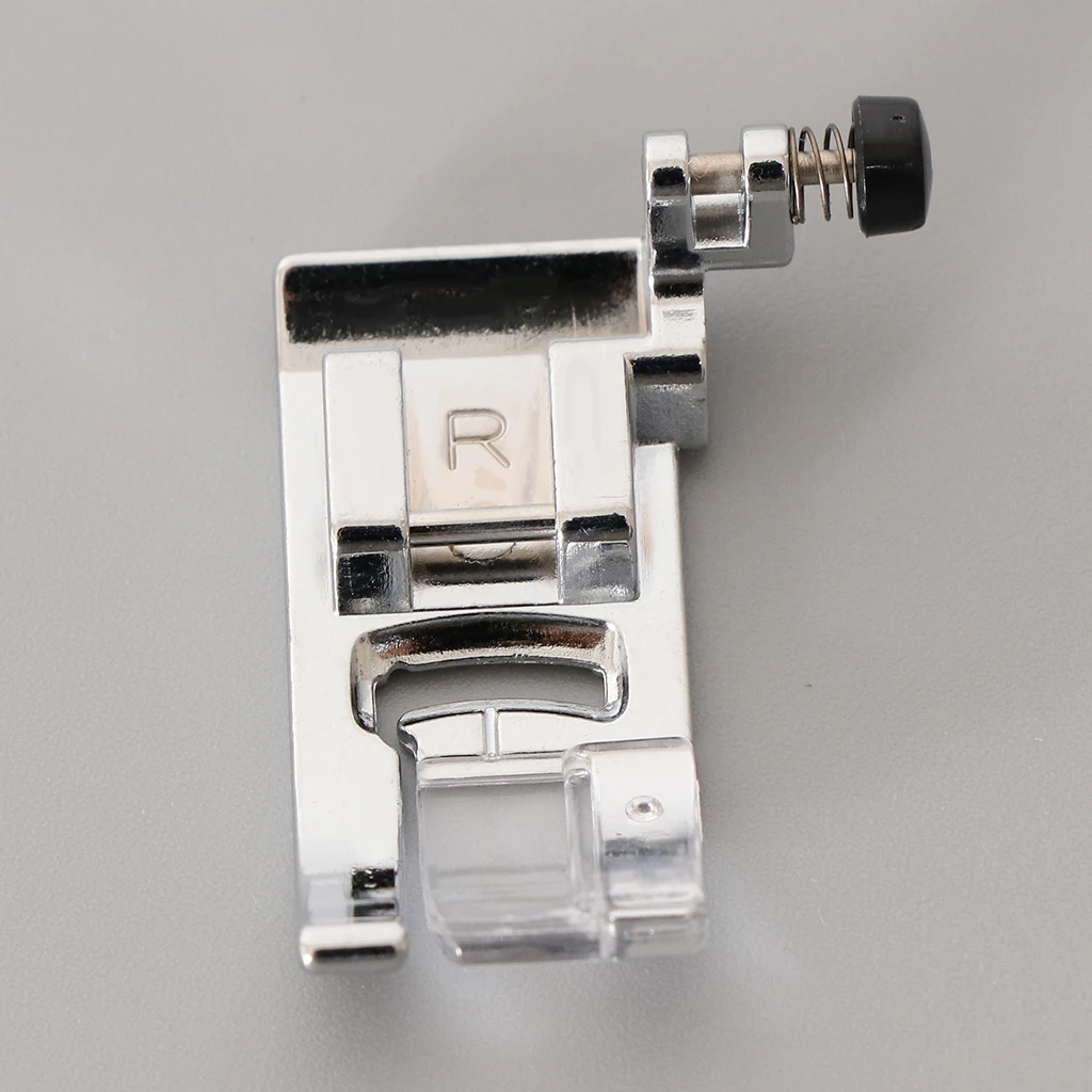Zig Zag Sewing Machine Presser Foot with Spring for Domestic Sewing Machines