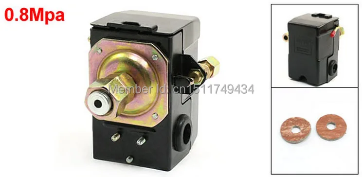 

Single Port 3/8 NPT 0.8Mpa 115PSI Air Compressor Pressure Switch Control Valve TS1-16C