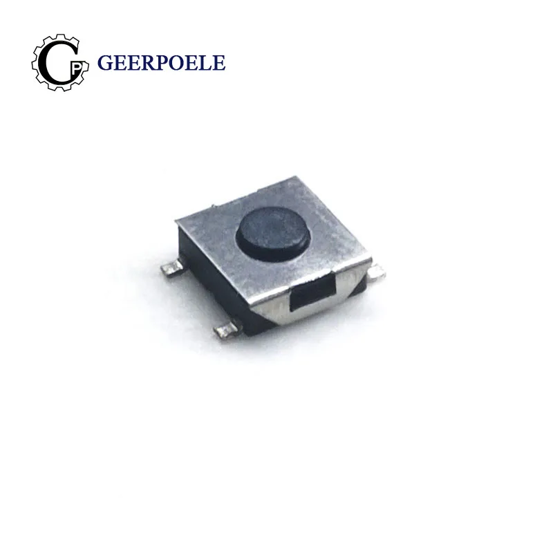

50 pcs/lot 6.2*6.2*2.5 4 Pin SMT 12V 0.5A Push Button Switch Micro Switch Tactile Tact Direct Patch Self-Reset Interruptor