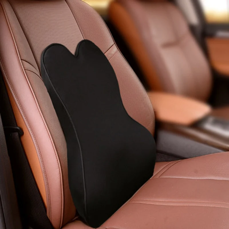 Buy Polyester Car Seat Back Rest Support Cushion