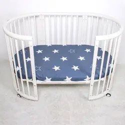 Простыня детского размера 100% хлопок домашний текстиль кровать простыни покрывала Матраса Протектор кроватки простыни детские постельные