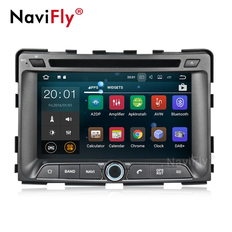 Top Android9.0 2G RAM 16G ROM Car multimedia player for SsangYong Rexton 2005-2018 Rodius/stavic 2004 Car radio fm cassette 1