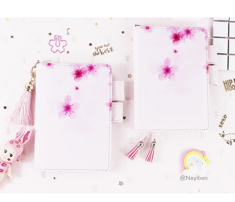 Yiwi A6 Cute Kawaii Notebook Cartoon Cute Lovely Journal Diary Planner Notepad for Kids Gift Korean Stationery