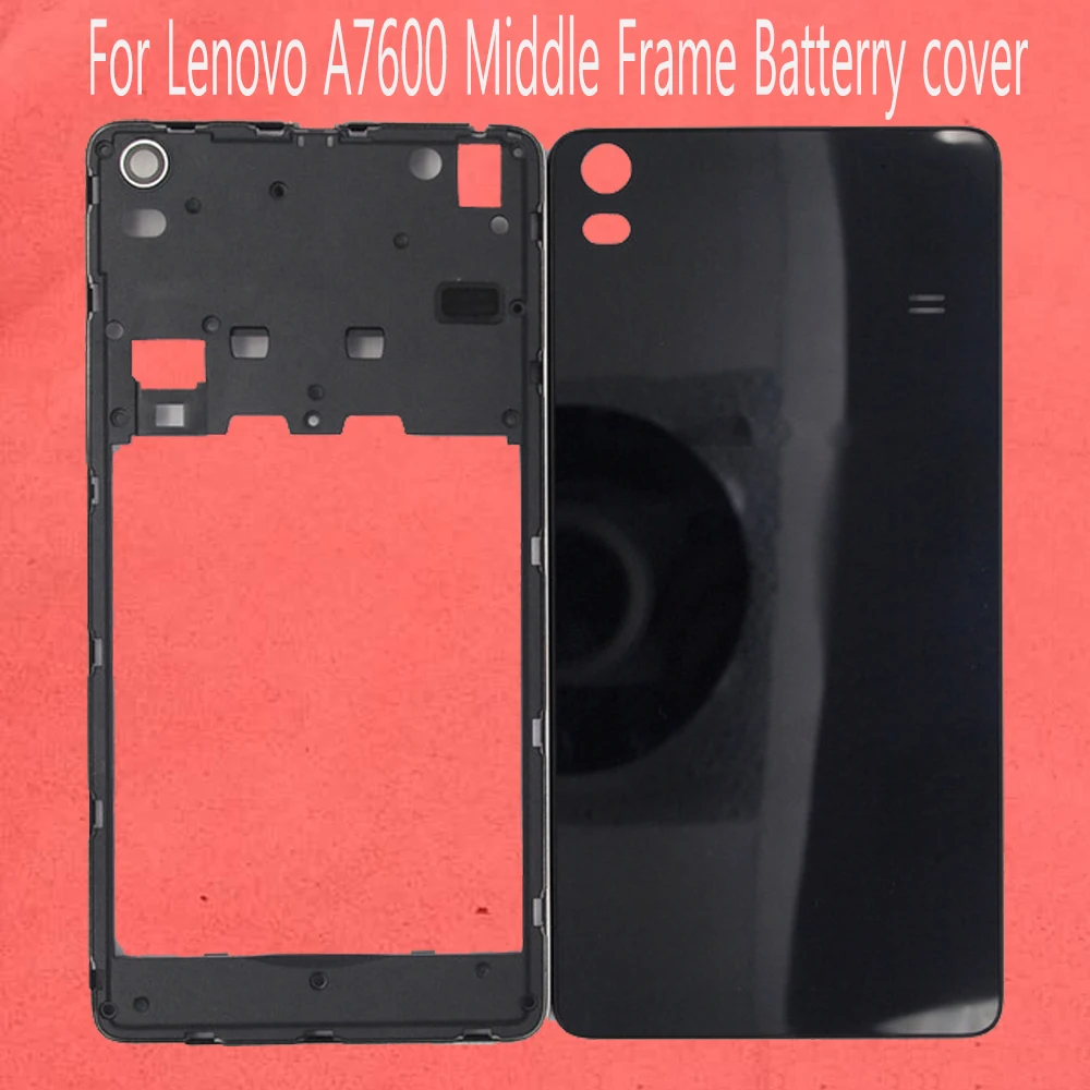 Корпус для Lenovo A7600 S8 задняя крышка батарейного отсека со средней рамкой и