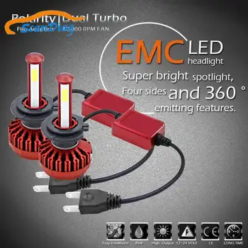 

H7 Led Headlight Bulb, 8000LM 6000K 80W Car Light Conversion Kit, IP68 Headlights Replacement White-2pcs