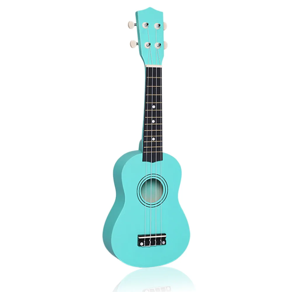 21 Inch Soprano Ukulele Uke Spruce Sapele Four Strings plastic