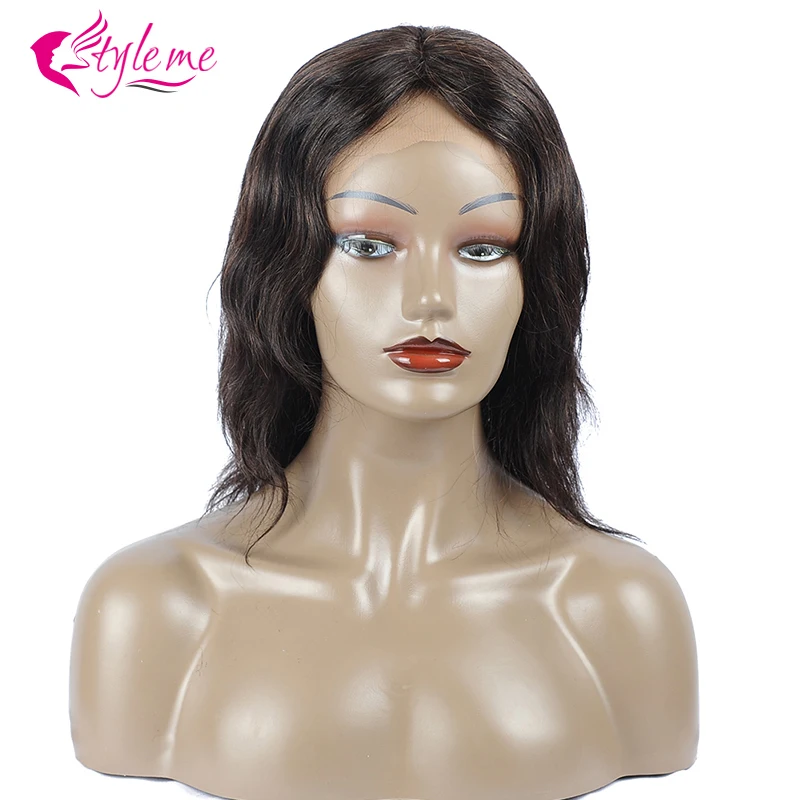 

Body Wave Wig Short Natural Bob 360 Lace Frontal Wig For Black Women 150% Brazilian Pre Plucked Baby Hair Remy Hair Style Me