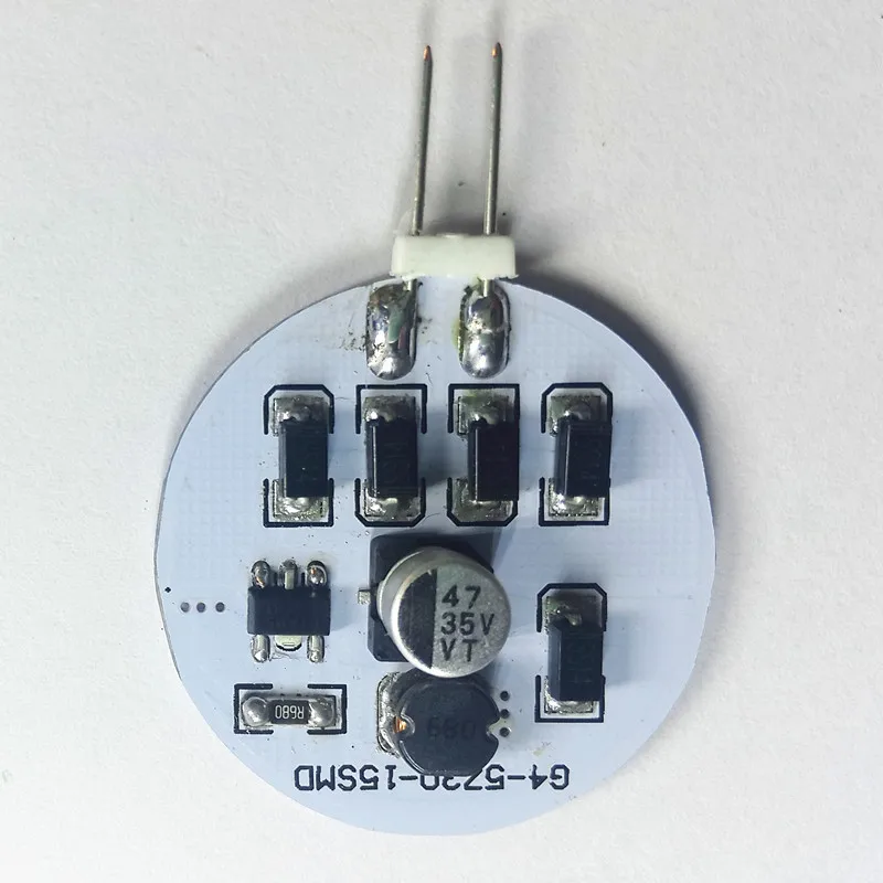 5730SMD светодиодный лампы светильник 15 светодиодный s 5630SMD 3 Вт G4 12V AC/DC 24V DC Светодиодный PCB точечный светильник