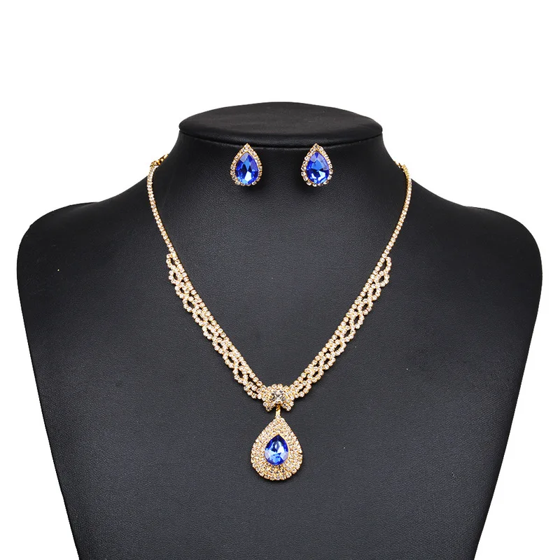 Jewelry & Accessories,Fashion Jewelry Sets. Bridal jewelry, Wedding jewelry, Crystal necklace earrings set