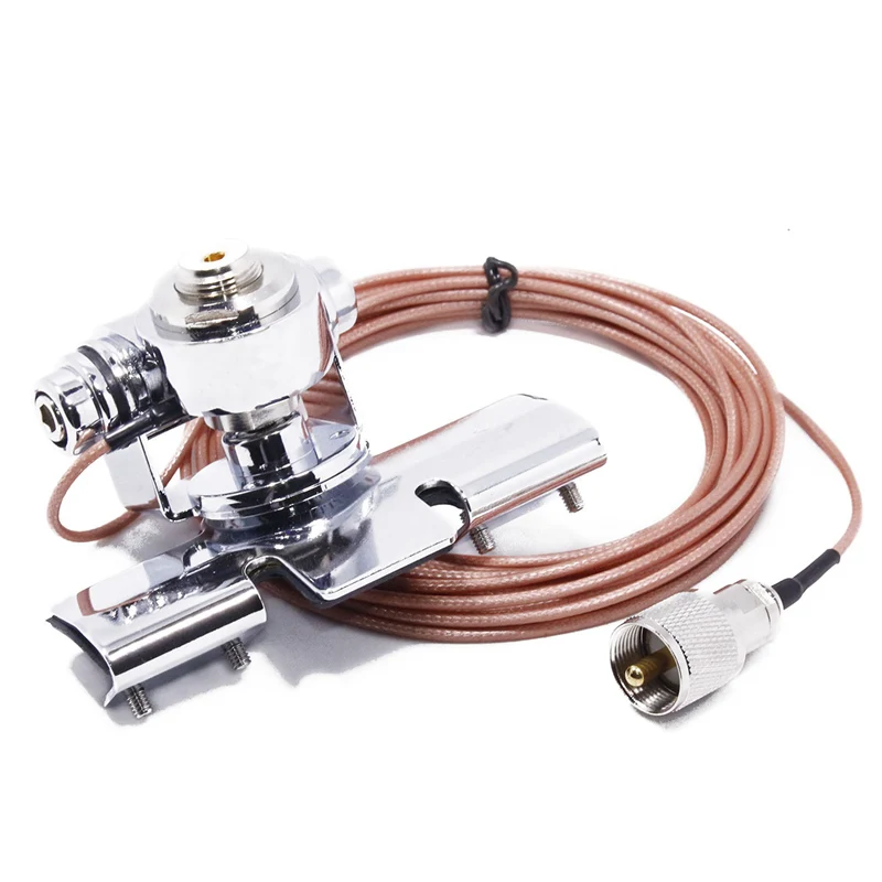 Montaje de antena de coche, Clip para tapa de maletero, Hatchback, soporte para vehículo móvil, Radio de coche, antena Radio bidireccional + Cable de 5m - AliExpress y telecomunicaciones