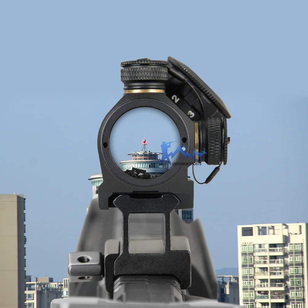Койот Red Dot sight 3MOA красные точечные винтовочные прицелы T 1x20mm HD Reflex Sight с 20mm Weaver Mount для охотничьей оптики OS2-0069
