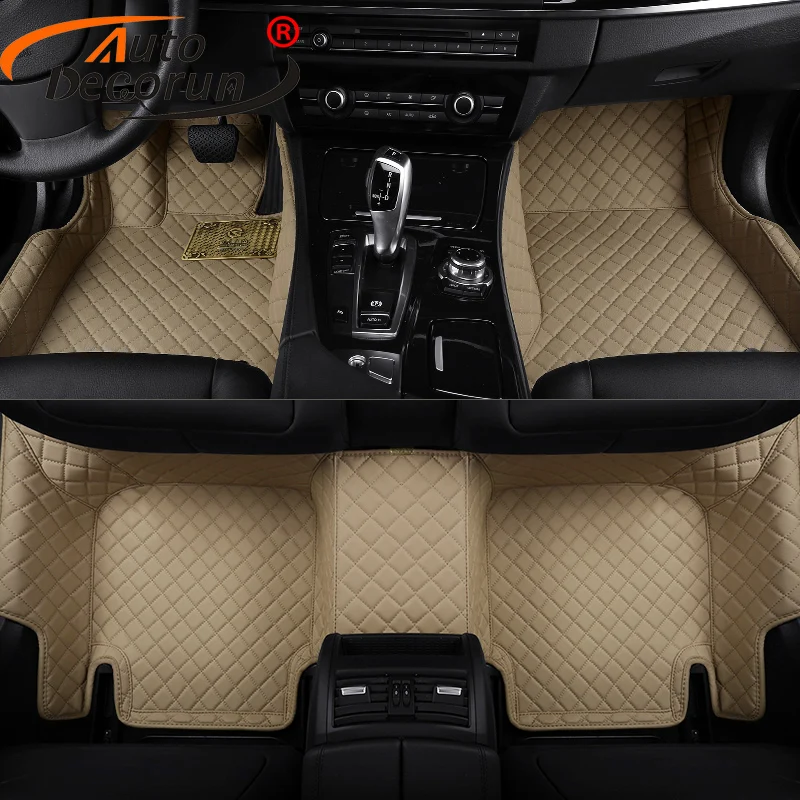 Us 367 2 49 Off Autodecorun Custom Fit Car Floor Mats For Cadillac Srx Cts Ats Escalade Car Mat Pvc Leather Interior Accessories Auto Carpet Set In