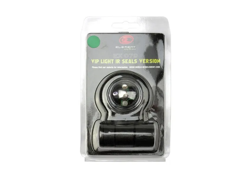 Tactical helmet lamp VIP Light IR Seals Version 2 X IR  3 X Green Light black DE (6)