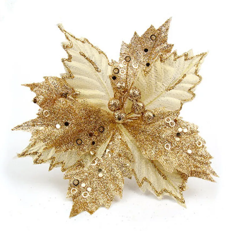 popular poinsettia ornament buy cheap poinsettia ornament 20 ft artificial christmas tree