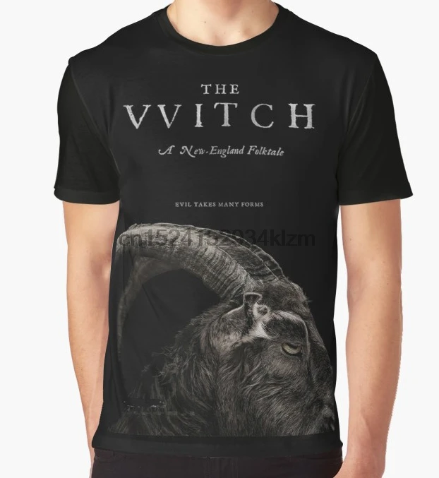 

All Over Print T-Shirt Men Funy tshirt The Witch stylized as The VVitch horror movie Short Sleeve O-Neck Tops Tee women t shirt