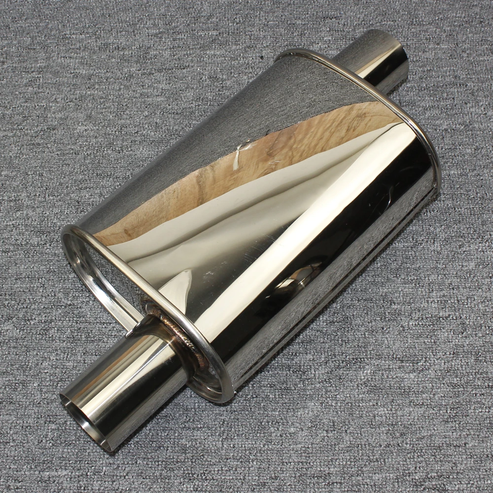 

car accessories T styling Exhaust Pipe Muffler Stainless Steel Silencer outlet Exhaust System