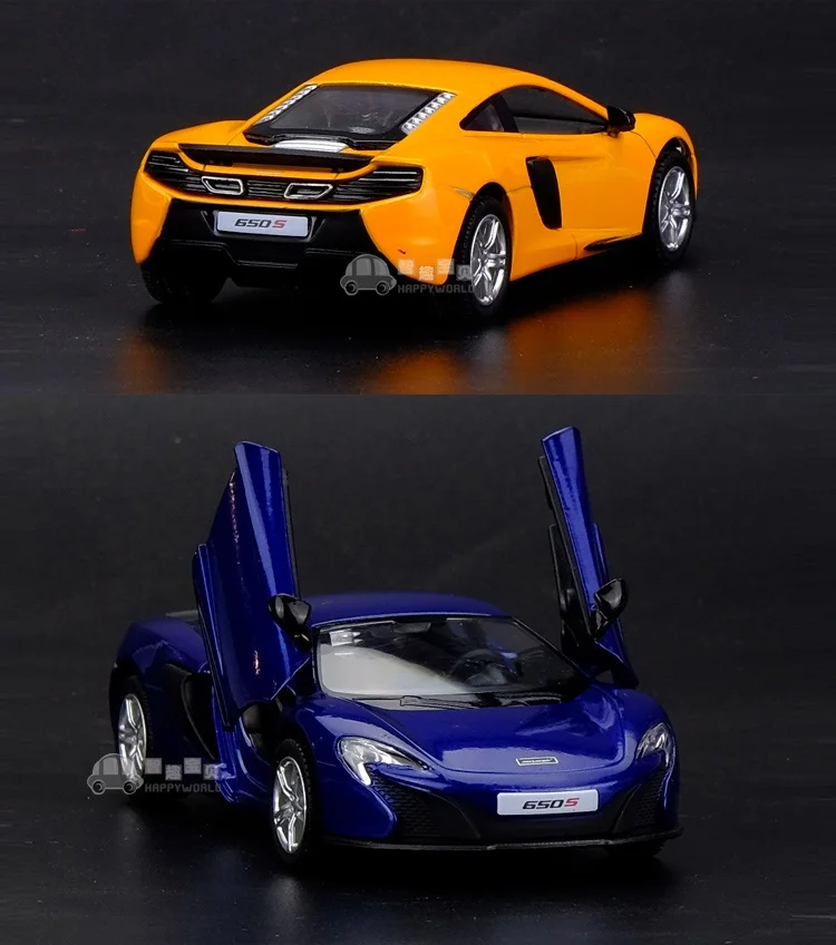 Высокая имитация изысканных литья под давлением и игрушечных автомобилей: RMZ city Car Styling mlaren 650S Supersport 1:36 литье под давлением модель игрушечного автомобиля