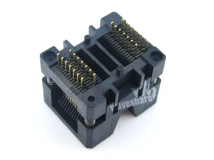 OTS-28-0.65-01 SSOP28 TSSOP28 Enplas IC Test Burn-in Socket Programming Adapter 0.65mm Pitch 4.4mm Width