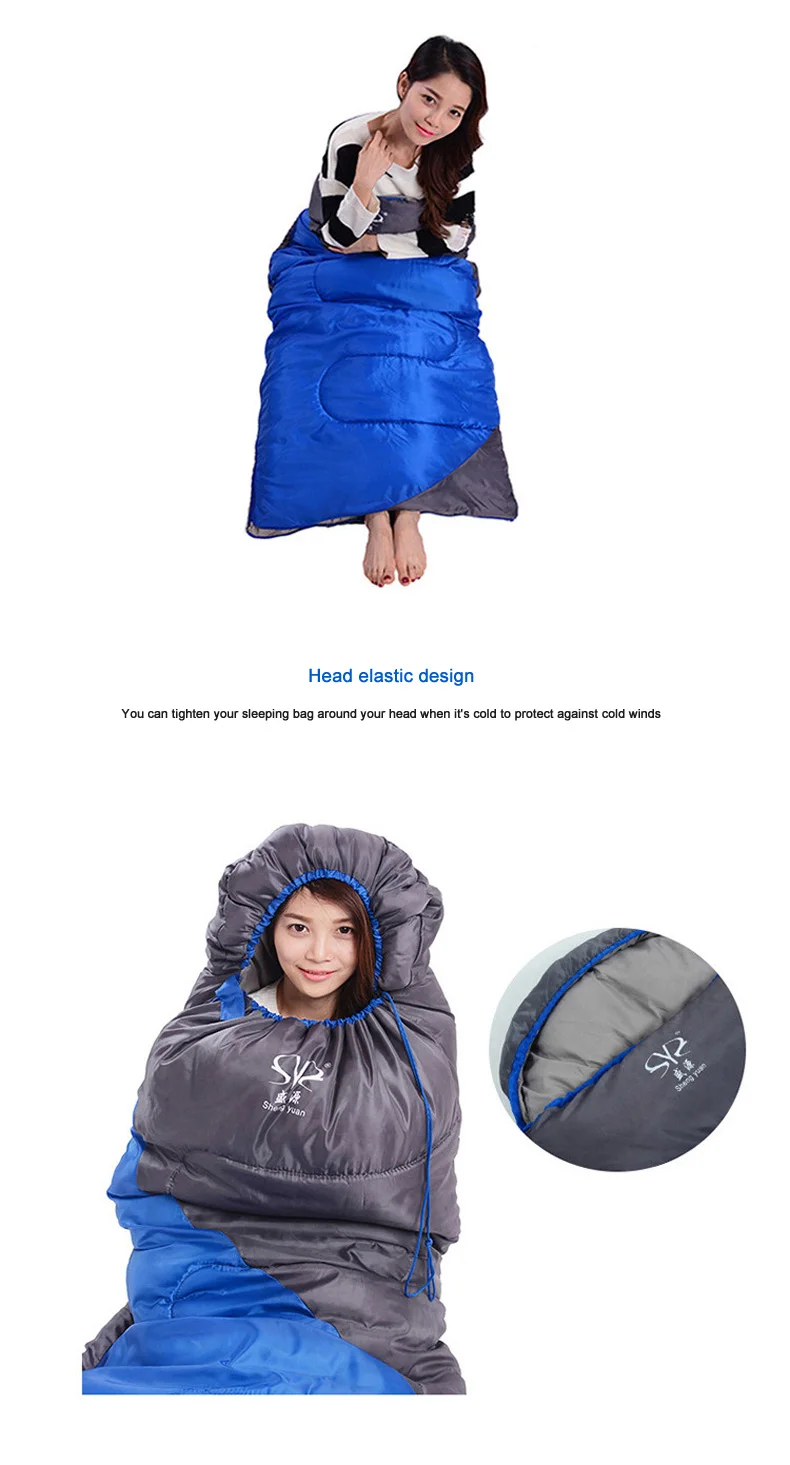 Bolsa de Dormir de Acampamento Quente ao ar Bolsa de Dormir de Acampamento por Atacado Bolsa de Dormir Livre Adulto Atacado Personalizado Inverno Algodão Viagem por 16 Sacos de dormir