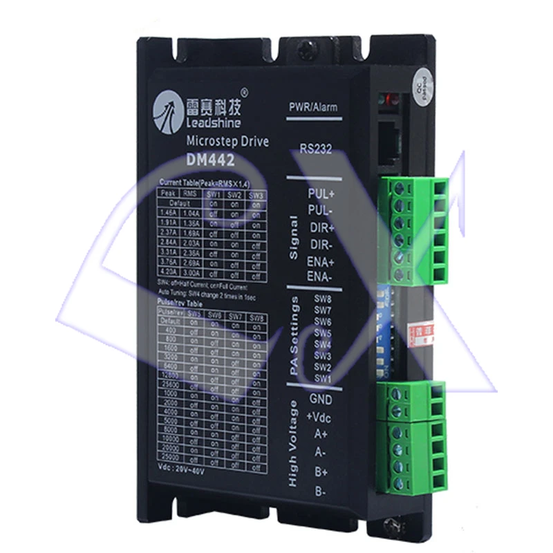 Оригинальный Цифровой Драйвер шагового двигателя Leadshine DM442 DSP дизайн NEMA17 23 18-36VDC/0