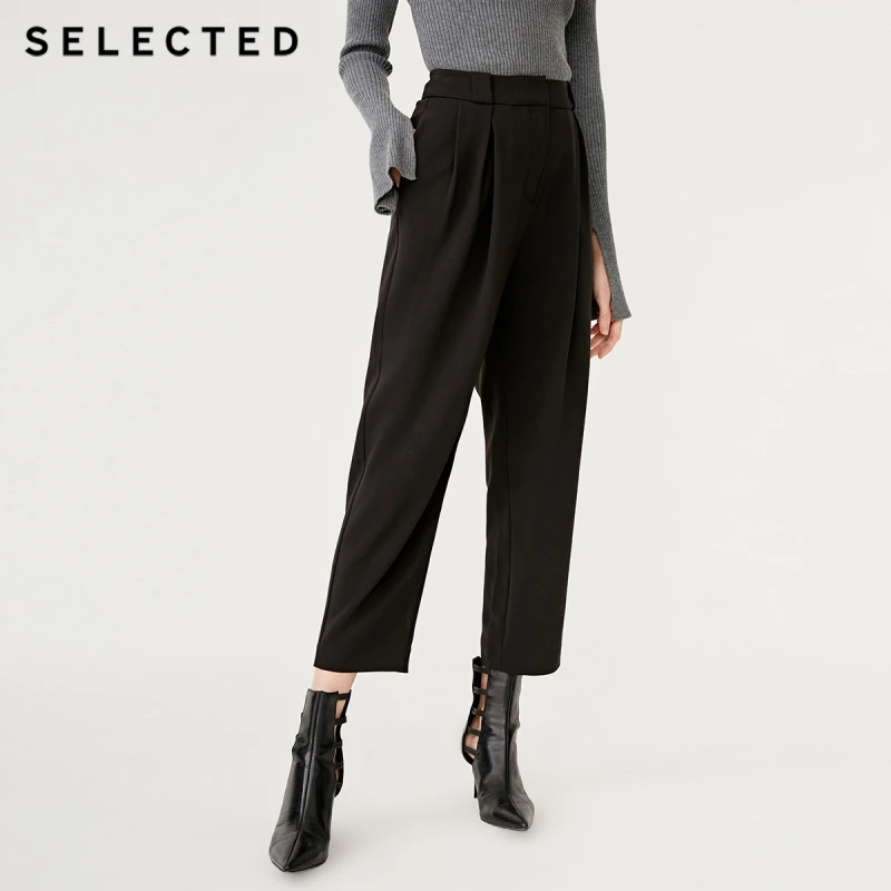 women's high rise suit pants