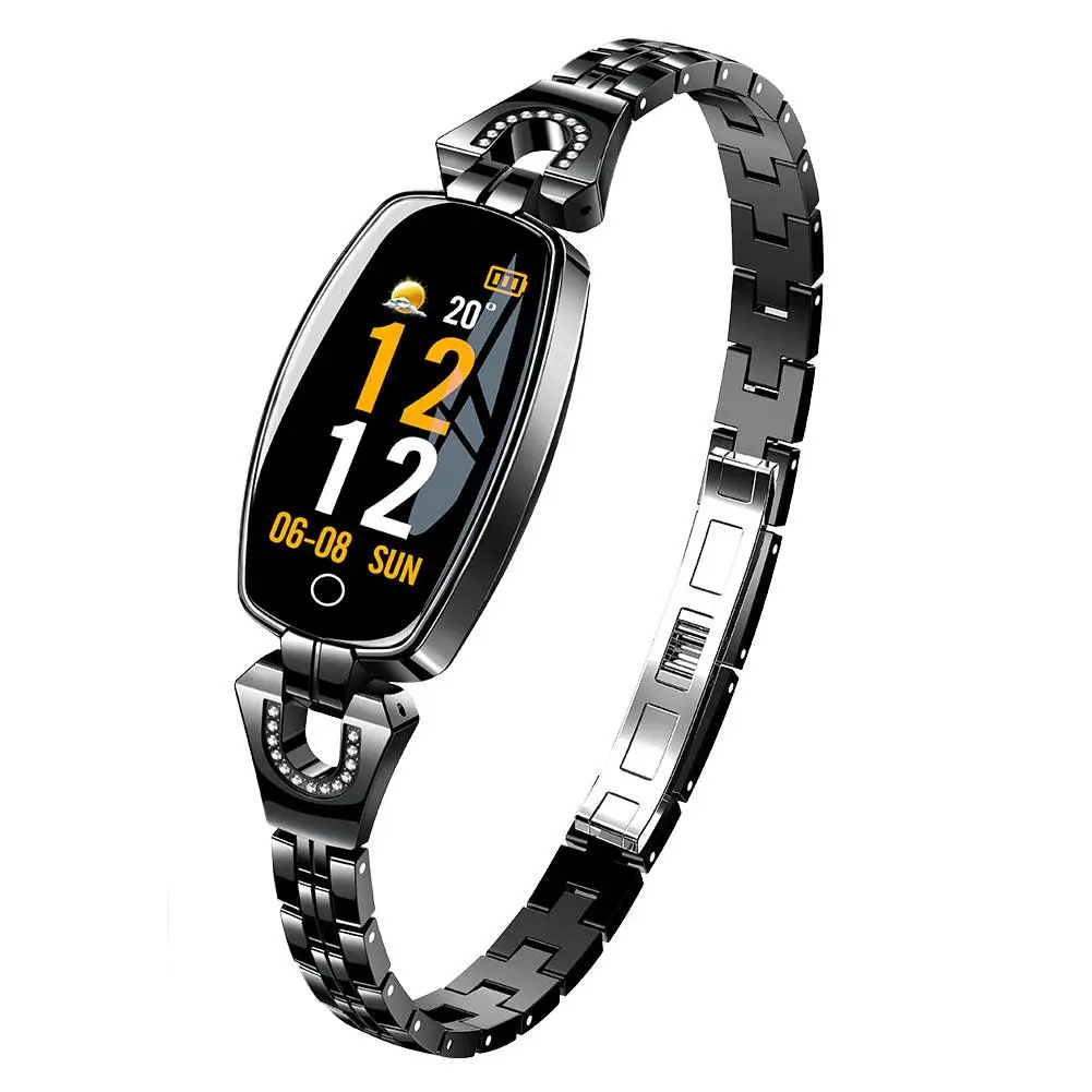 

H8 Women Fashion Smart Bracelet Watch With Blood Pressure Heart Rate Sleep Monitor Pedometer Smartwatch APP connect Android IOS