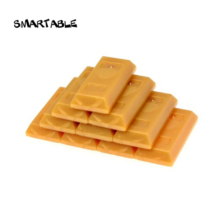 Кубики Smartable с монетами/Золотой платой детали MOC игрушки сделай сам совместимые