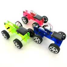 JIMITU DIY Солнечная энергия автомобиль физический эксперимент наука и техника модель автомобиля игрушка сборный комплект подарок на день рождения для детей мальчиков