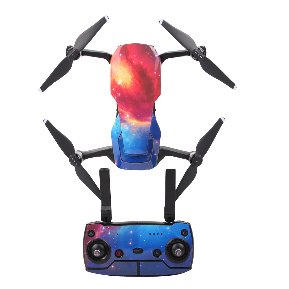 8 цветов на ваш выбор крутые водонепроницаемые ПВХ наклейки для кожи DJI MAVIC AIR Drone