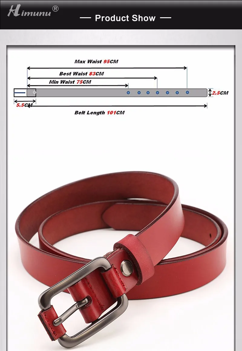 [HIMUNU] высококачественный Женский ремень из воловьей кожи для женщин, джинсы из натуральной кожи, кожаные ремни, Модный женский ремень с пряжкой