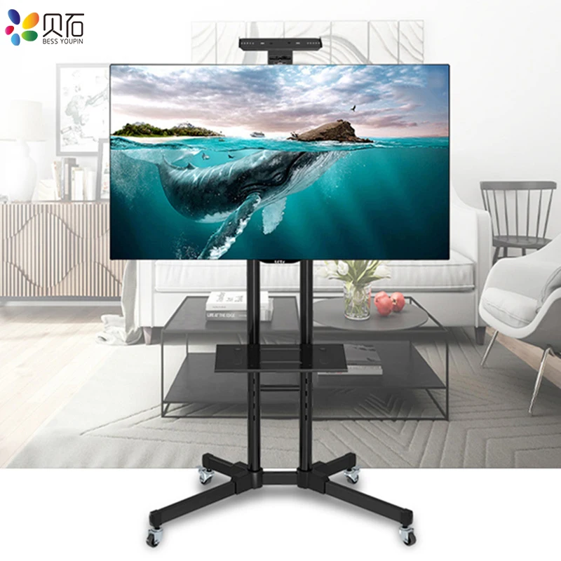 Best Price Universal TV Cart Free Lifting 32\-65\LED LCD Plasma TV Trolley Stand with Mobile Wheels and Adjustable AV Shelf Camera Holder Best Price Universal TV Cart Free Lifting 32\-65\LED LCD Plasma TV Trolley Stand with Mobile Wheels and Adjustable AV Shelf Camera Holder