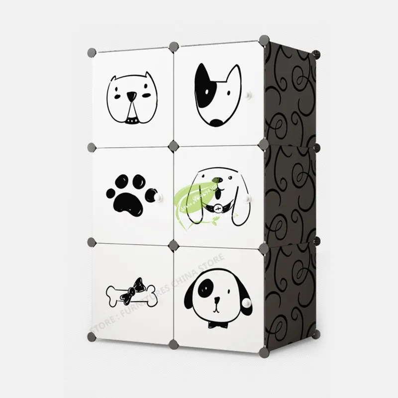 

Modern Home Furniture Bedroom Storage/plastic Cabinet Wardrobe Closet Organizer Closet Portable China Minimalist Strong bearing