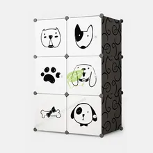 Modern Home Furniture Bedroom Storage/plastic Cabinet Wardrobe Closet Organizer Closet Portable China Minimalist Strong bearing