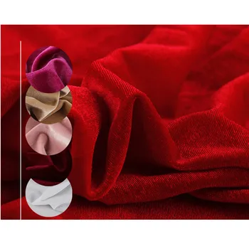 23Colors Stretch Velvet Fabric Velour Spandex Cloth for Dress Curtain Dolls Sewing Knitted Fabrics Silk Feeling Pleuche Fabric