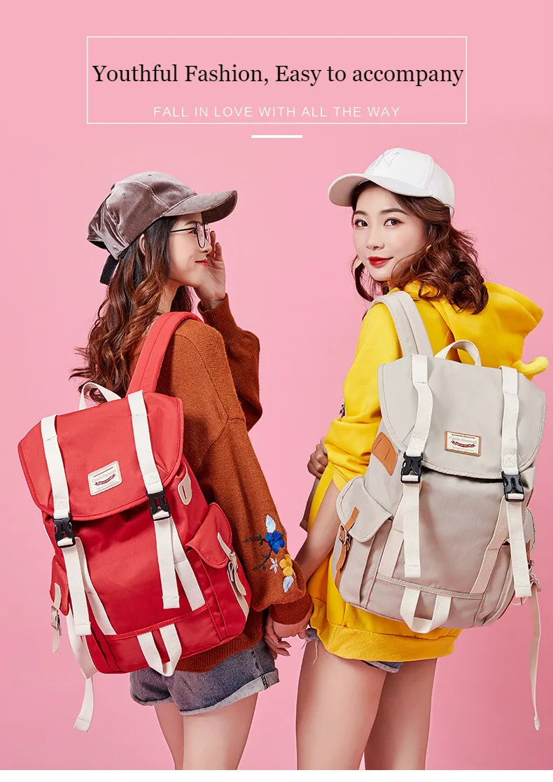 2019 сумка на оба плеча тренд для девочек Школьный рюкзак для подростков средней школы колледжа Студенческая девушка кампус школьная сумка