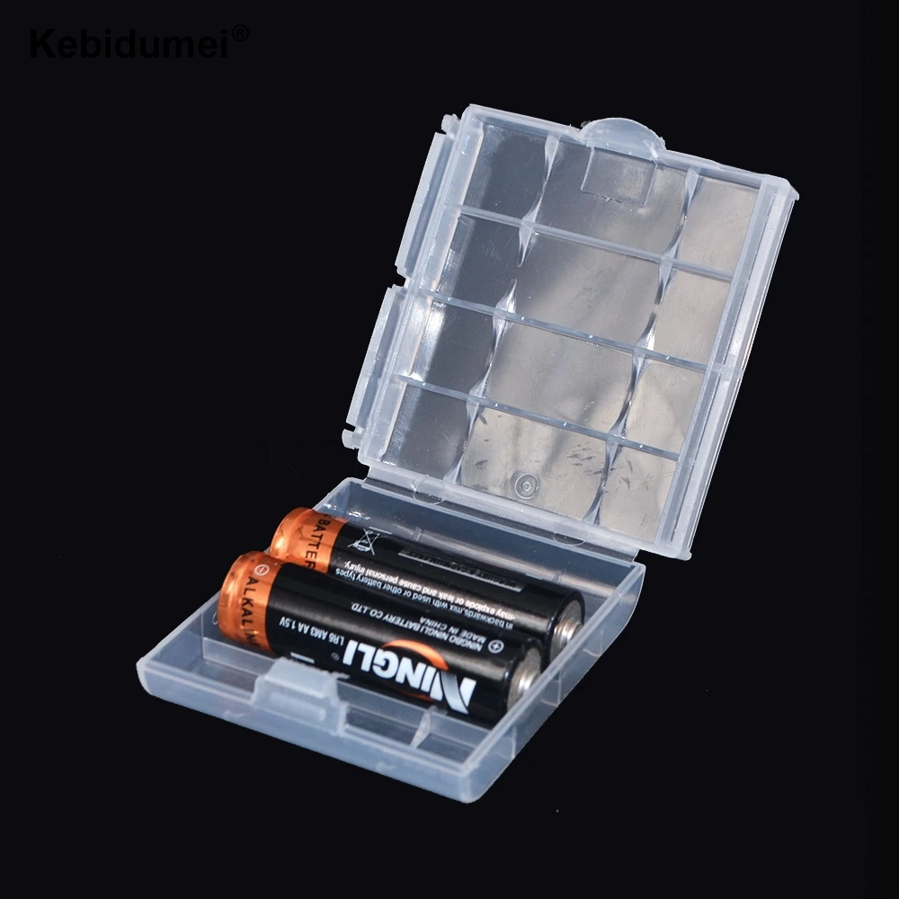 kebidumei Mini Portable Hard Plastic Battery Case Holder Storage Box
