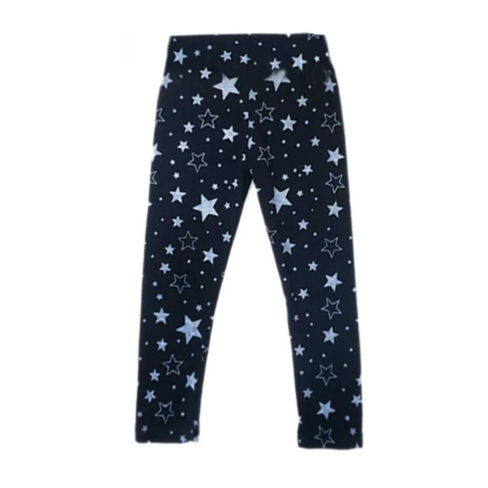 Fashion Kids Trousers Toddler Baby Girls Wool Pants Stretchy Leggings 2-7 Years