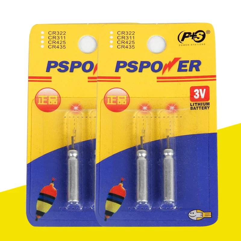 100pc/lot Electronic Fishing Float Battery CR322 for Night Fishing Electronic Luminous Float