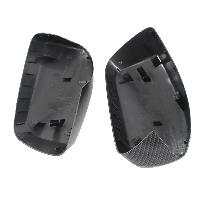 1 пара L + R карбоновое волокно вид боковое зеркало крышка корпуса для BMW E60 E61 E63 E64 04