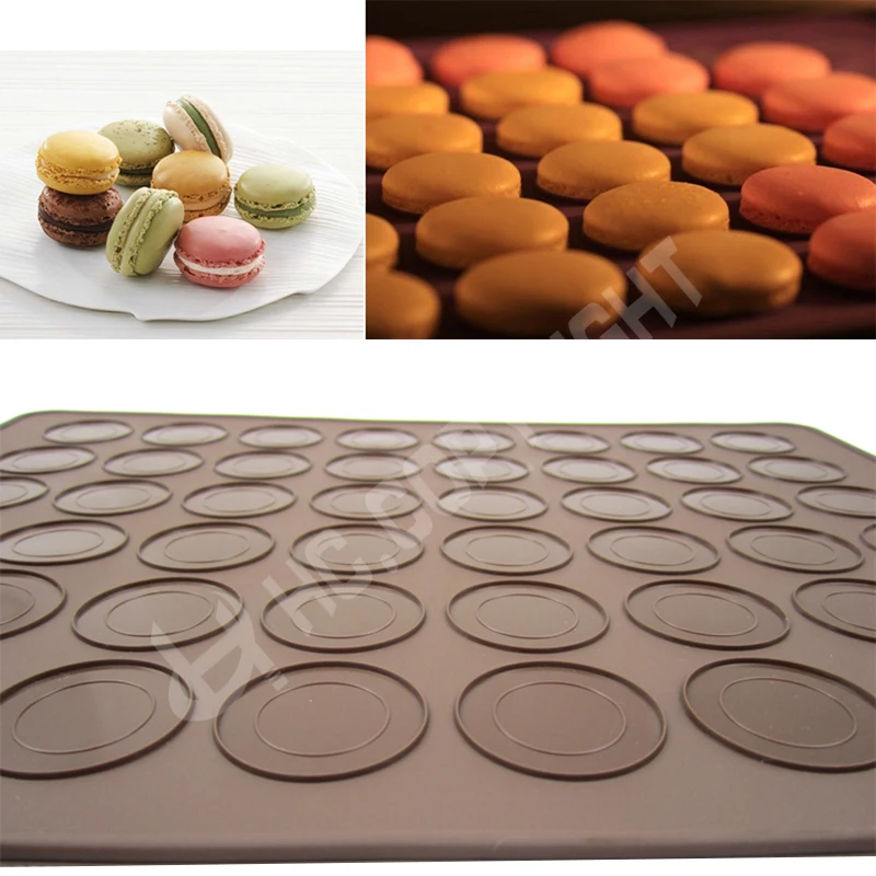 

Round Shape 39.5*29.5 Silicone Baking Mat Nonstick Pastry Mats Macarons Pad Can Put the Oven DIY Chocolate Cookie Mould Mode