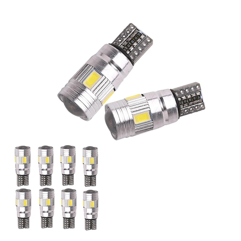 2 шт. белый Canbus T10 W5W 5630 SMD Нет Ошибка светодиодный светильник автомобильные лампы