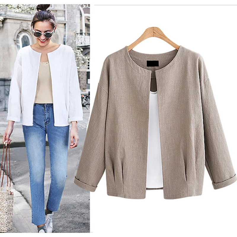 Oversize Thin Coat Short Ladies Cardigans Long Sleeve Fashionable Streetwear Jacket Woman Spring 2019 Oversize Thin Coat Short Ladies Cardigans Long Sleeve Fashionable Streetwear Jacket Woman Spring 2019