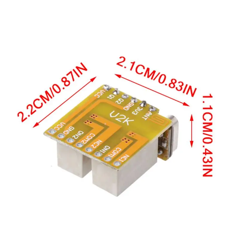 Реле дистанционный переключатель 2CH DC3.7V 4,2 V 5V 6V 7,4 V 8,4 V 9V 12V Выход 0V реле с сухими контактами значение для переключения no com NC 315 МГц 433