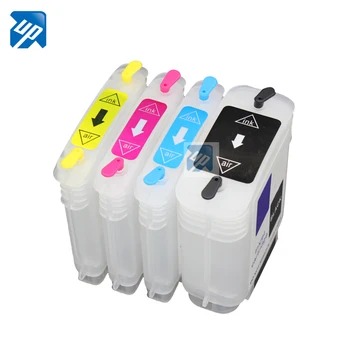 

UP brand 10sets refillable Ink cartridge for 10 12 with ARC chip for hp Business Inkjet 3000 C4844A C4804A C4805A