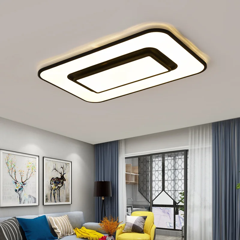 

Modern Mooskolin led ceiling lights to living room Kitchen Bedroom led luminaire ultra-thin 6 CM living room led ceiling lamp
